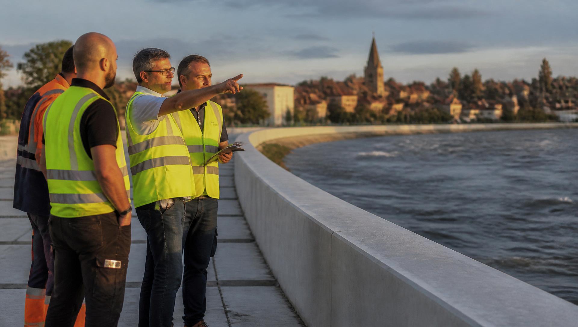 River embankment completed weeks ahead of the monsoon, easing flood fears